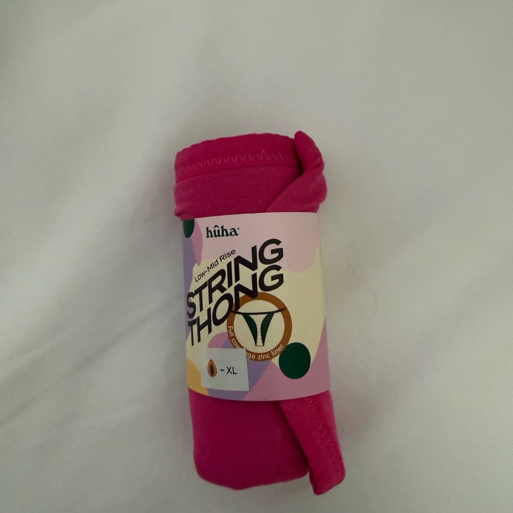 hüha Hot Pink String Thong - Low-Mid Rise